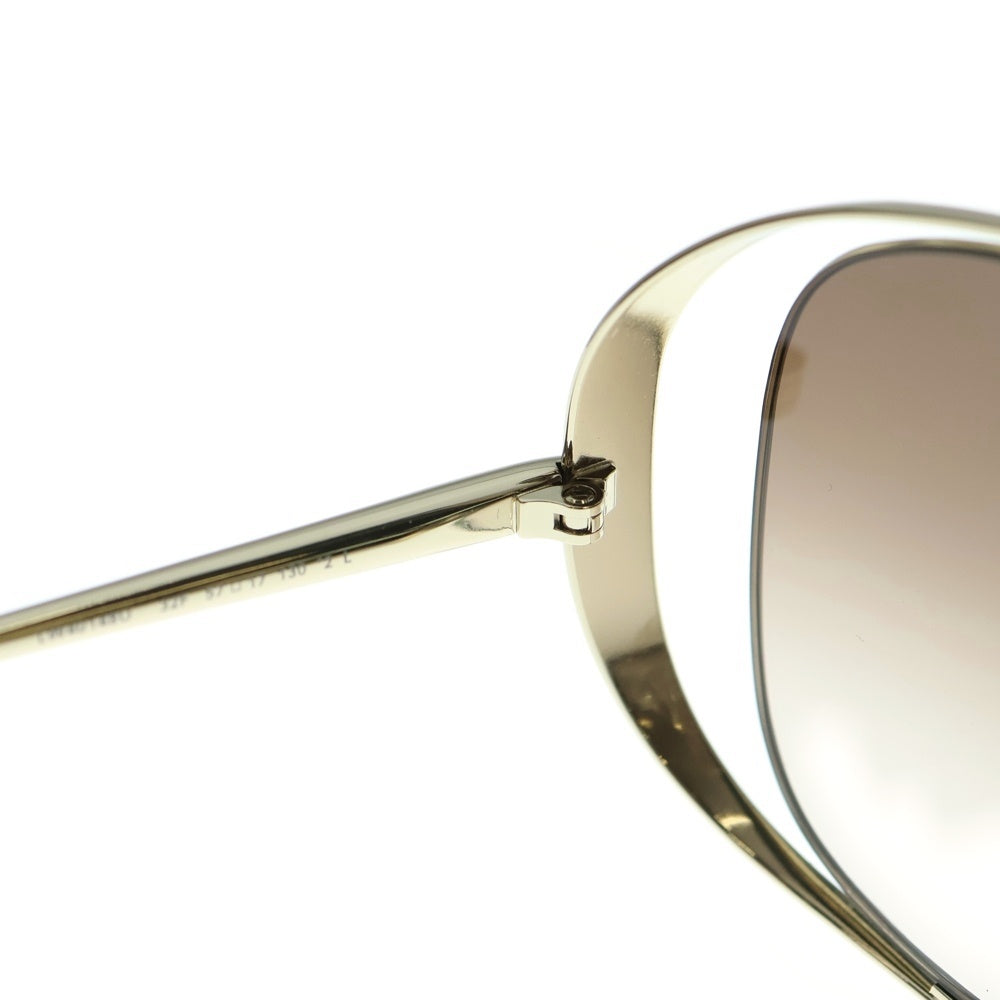 LOEWE(ロエベ) ロゴテンプル カレーレンズサングラス アイウェア ブラウン/ゴールド LW40148U