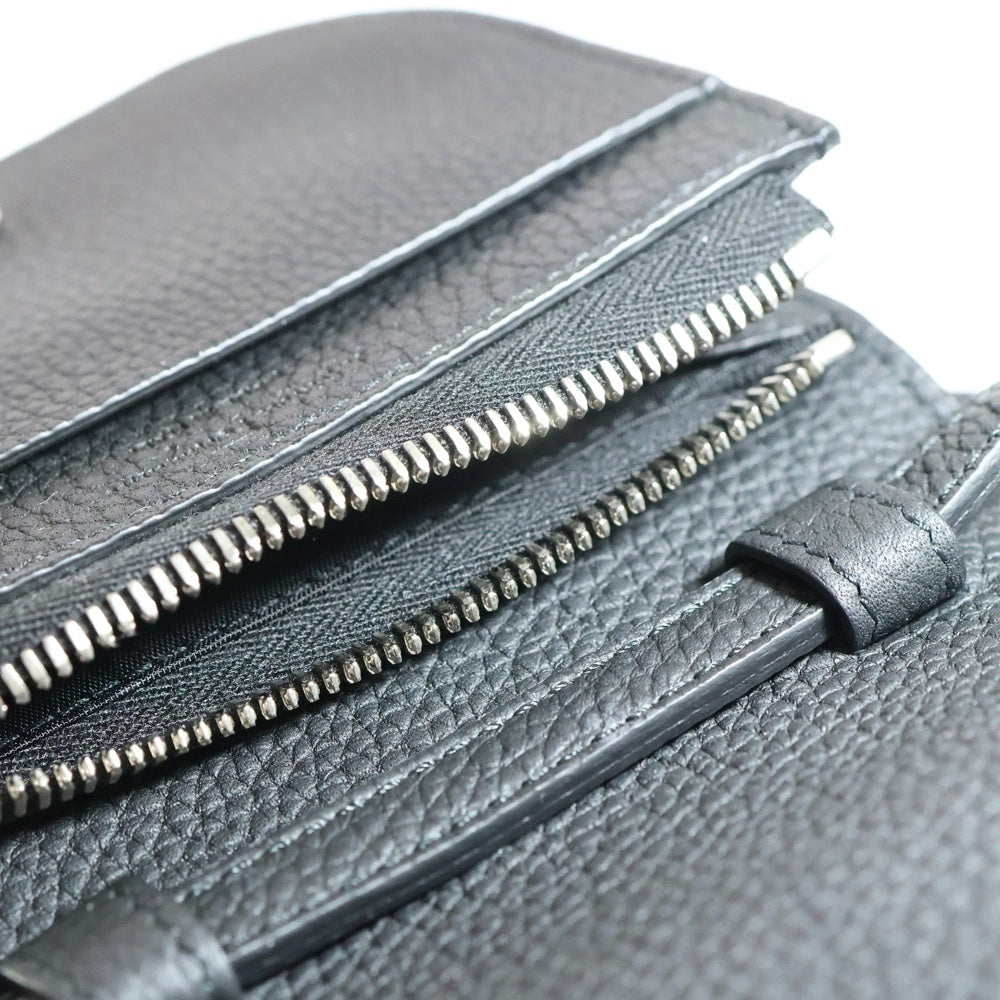 Salvatore Ferragamo(サルヴァトーレ フェラガモ) ガンチーニ ポシェット ショルダーバッグ カードケース ウォレット レザー