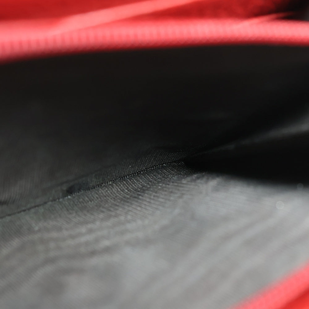 GUCCI(グッチ) GGキャンバス ラウンドファスナー長財布 ロングウォレット カードケース ベージュ×レッド レザー×キャンバス 363423 ゴールド金具