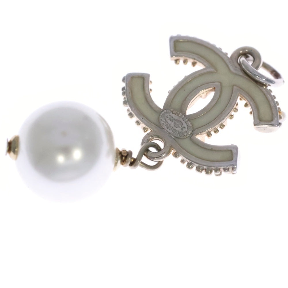 CHANEL(シャネル) ココマーク ラインストーン パールトップ ネックレス