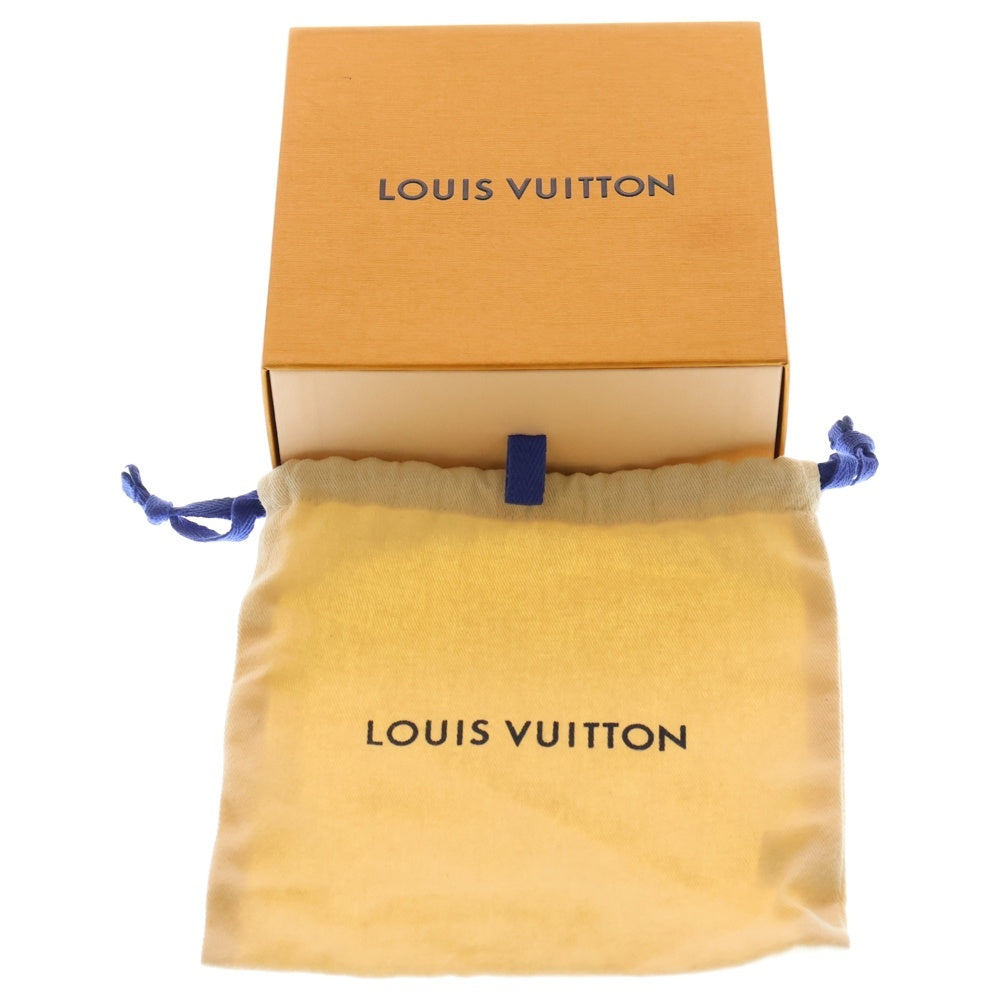 LOUIS VUITTON(ルイヴィトン) サンチュールLVイニシアル ベルト レザー ブラック×ブラウン M9887 シルバー金具