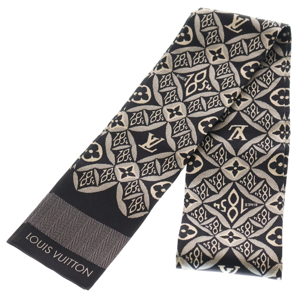 LOUIS VUITTON(ルイヴィトン) モノグラム スカーフ バンドー SINCE 1854 ブラック MP2825