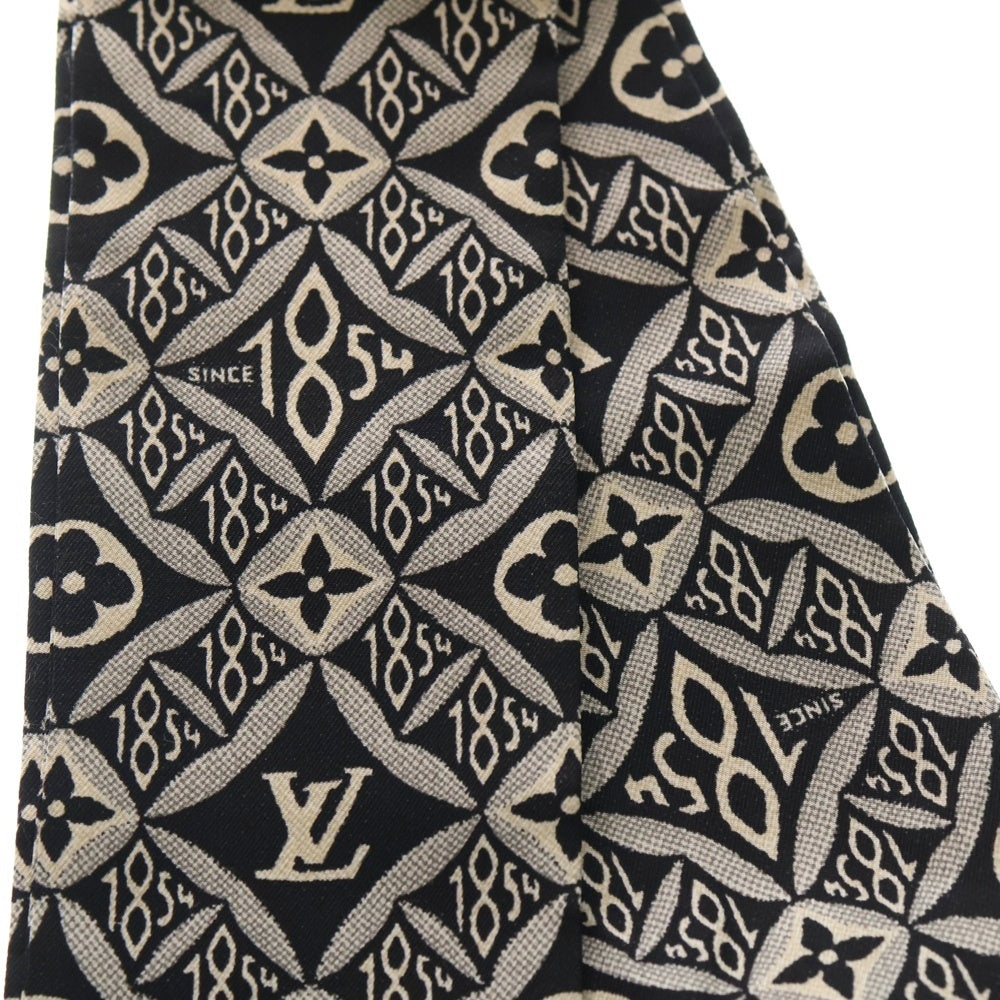 LOUIS VUITTON(ルイヴィトン) モノグラム スカーフ バンドー SINCE 1854 ブラック MP2825