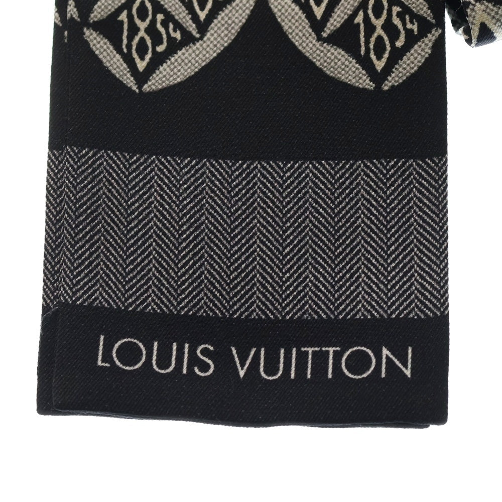 LOUIS VUITTON(ルイヴィトン) モノグラム スカーフ バンドー SINCE 1854 ブラック MP2825