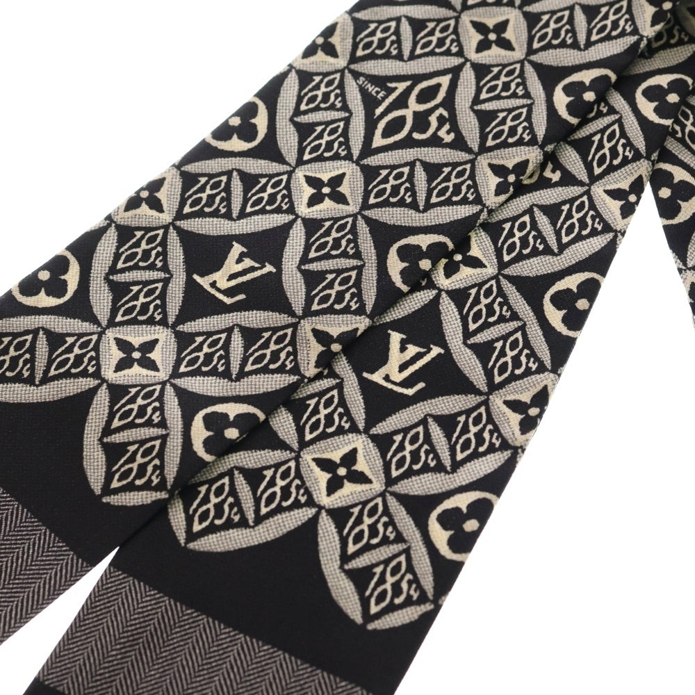 LOUIS VUITTON(ルイヴィトン) モノグラム スカーフ バンドー SINCE 1854 ブラック MP2825