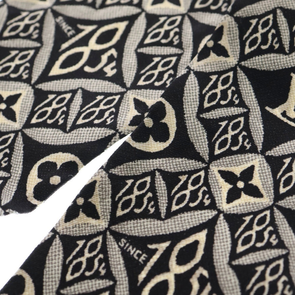 LOUIS VUITTON(ルイヴィトン) モノグラム スカーフ バンドー SINCE 1854 ブラック MP2825