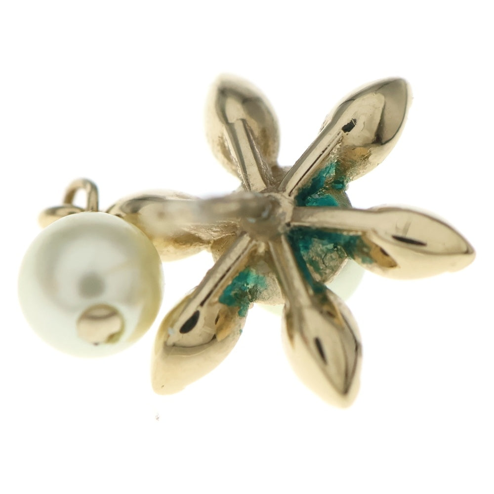 Christian Dior(クリスチャンディオール) Bloom in Dior CDロゴ フラワーモチーフ ピアス ゴールド