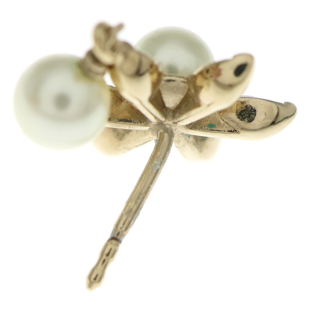 Christian Dior(クリスチャンディオール) Bloom in Dior CDロゴ フラワーモチーフ ピアス ゴールド