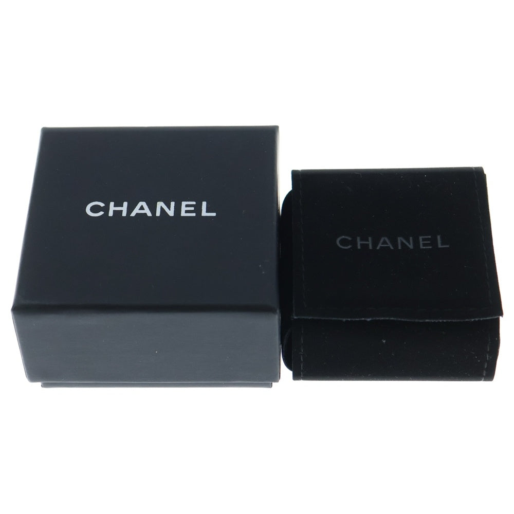 CHANEL(シャネル) ココマーク ラインストーン ピンク ゴールド ピアス AB9351