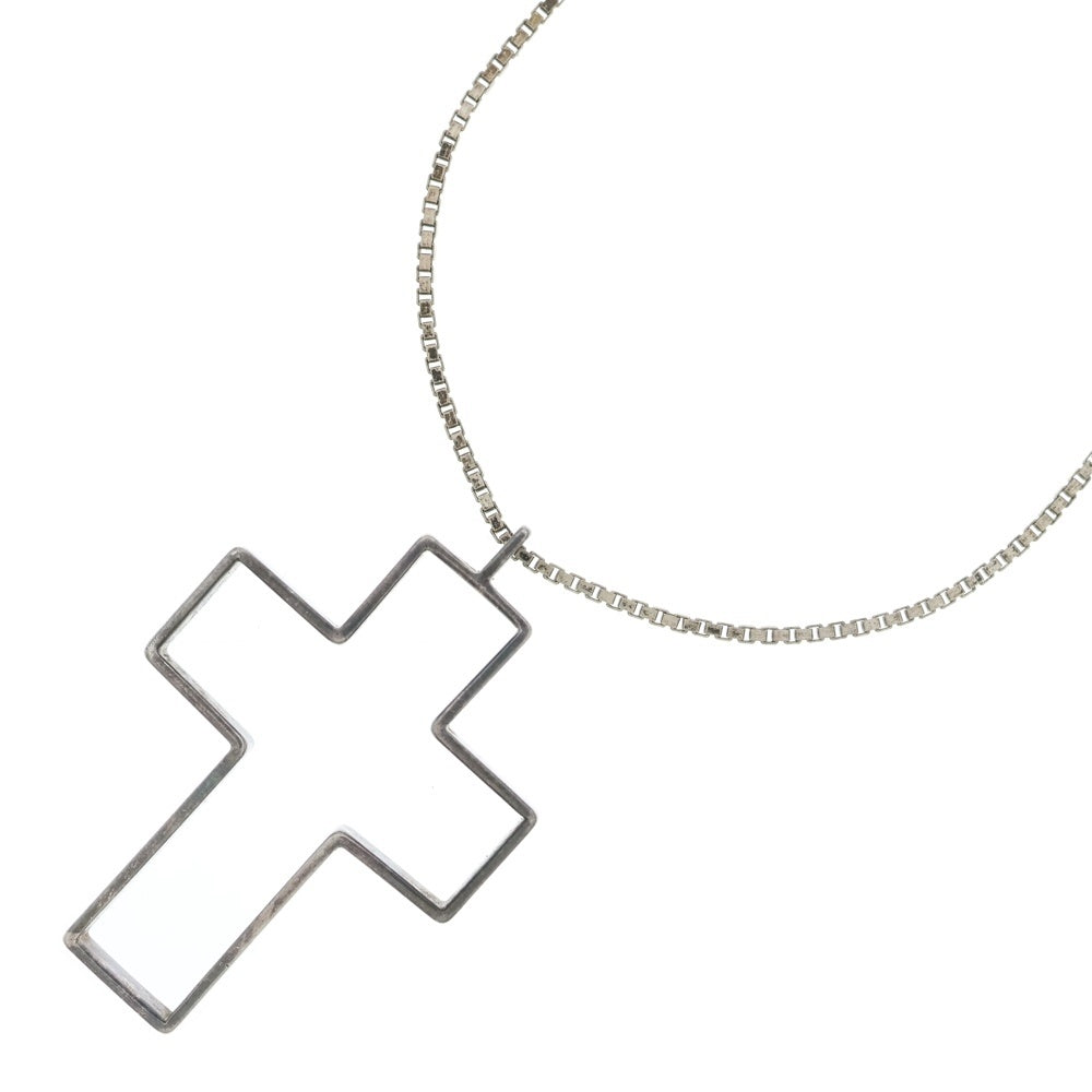 GUCCI(グッチ) クロスモチーフ ネックレス ペンダント チェーン シルバー