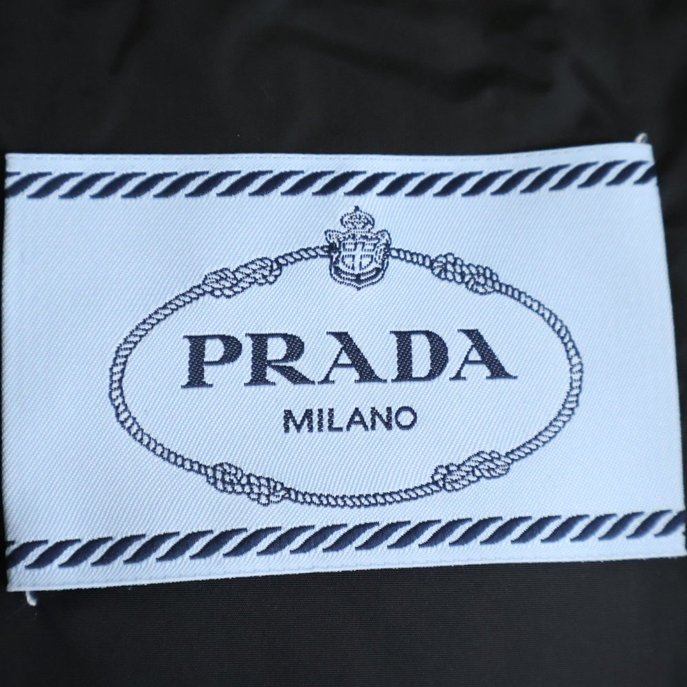 PRADA(プラダ) 22AW トライアングルロゴプレート シルク混 アセテート