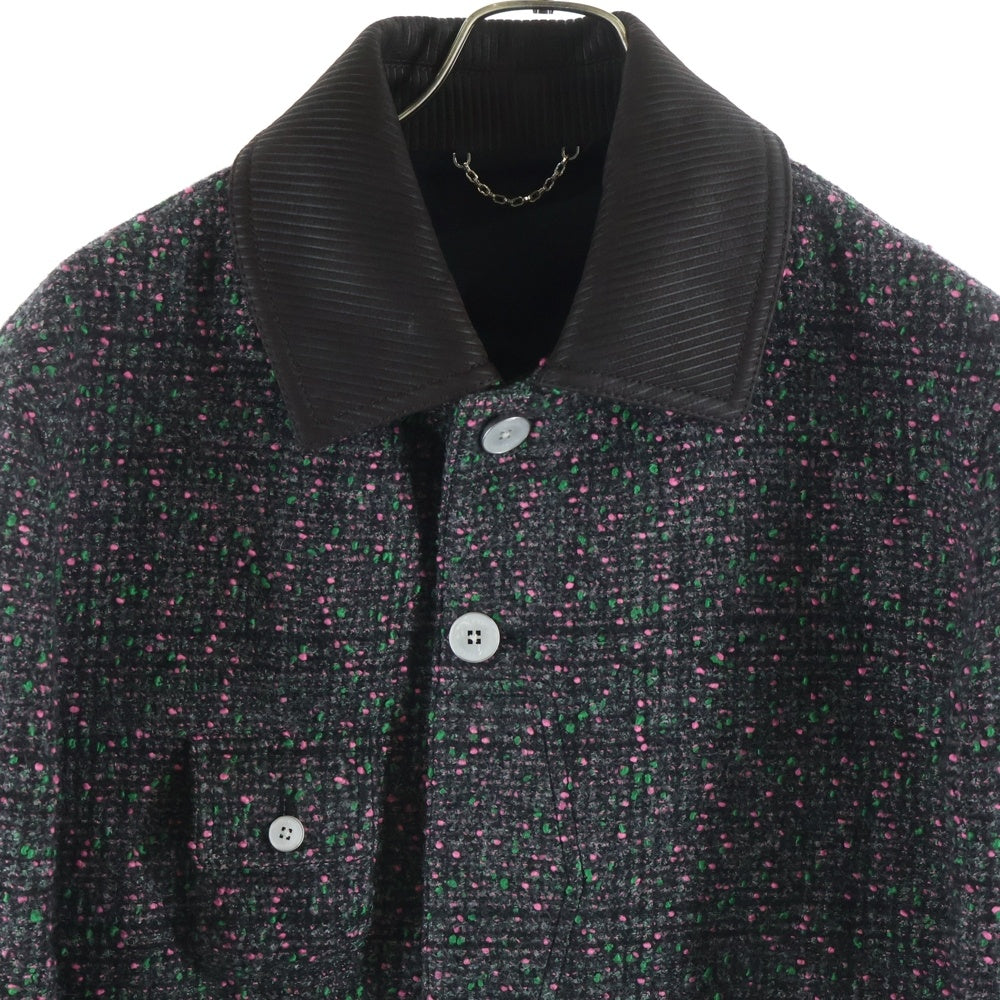 LOUIS VUITTON(ルイヴィトン) ツイード ガーデニング ワークウェアジャケット マルチカラー ウール×ポリエステル #46 1AILO7 RM252M WYS HTB61W CA36929