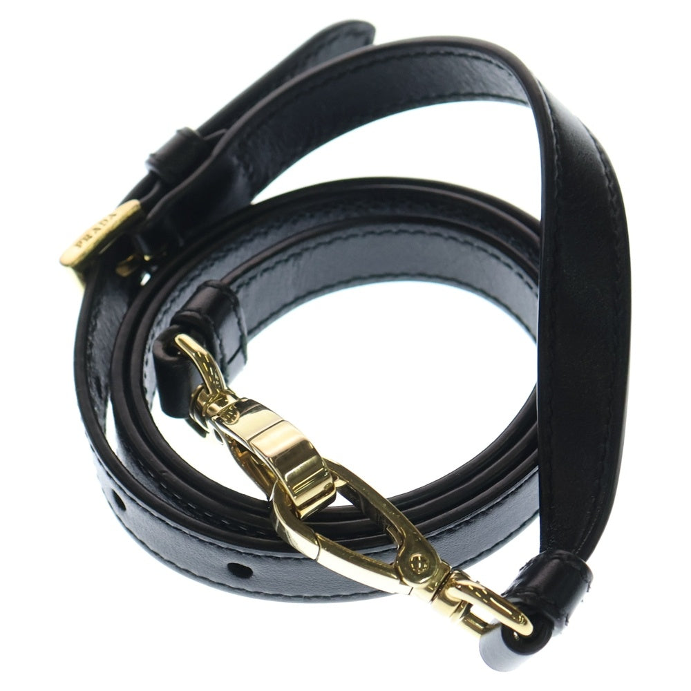 PRADA プラダ アーケ トライアングルロゴ 2WAY レザーハンドバッグ ショルダーバッグ ブラック 1BC194 PRADA(プラダ) アーケ トライアングルロゴ 2WAY レザーハンドバッグ