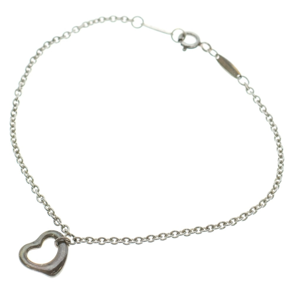 TIFFANY & Co.(ティファニー) オープンハート チェーンブレスレット シルバー SV925 レディース