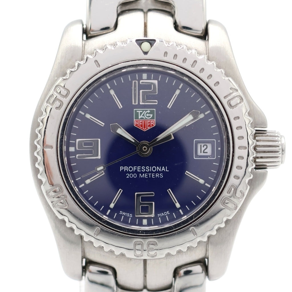 TAG HEUER(タグホイヤー) リンク デイト ブルー文字盤 SS/QZ ステンレス クォーツ 電池式 腕時計 WT1413 レディース