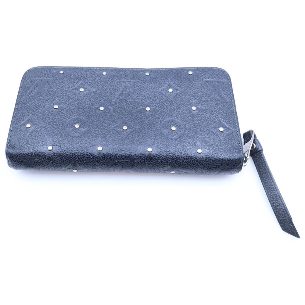 LOUIS VUITTON(ルイヴィトン) モノグラム アンプラント スタッズ ジッピーウォレット ブラック 長財布 ウォレット M61442
