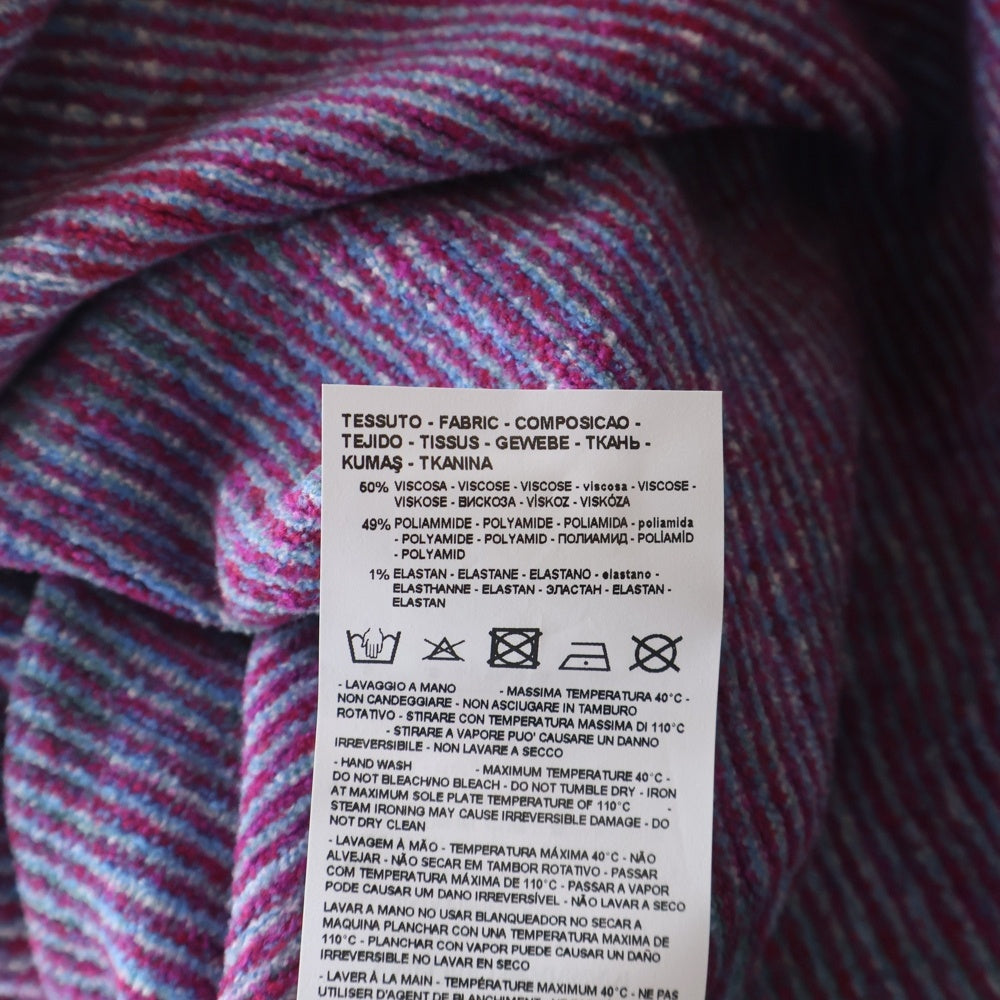 Armani Exchange(アルマーニ エクスチェンジ) 総柄クルーネックニット セーター パープル レディース