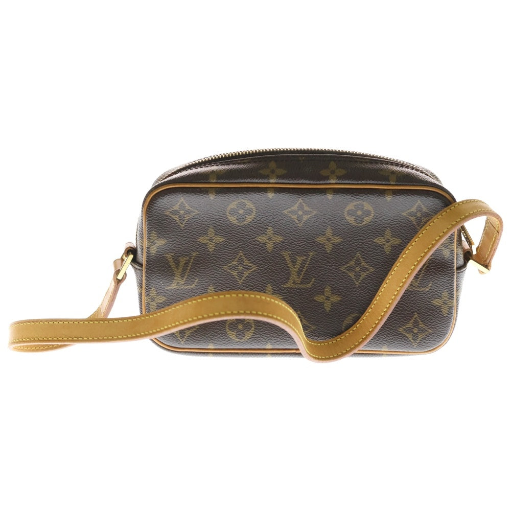 LOUIS VUITTON(ルイヴィトン) モノグラム ポシェットシテ ショルダーバッグ ブラウン PVC レザー M51183