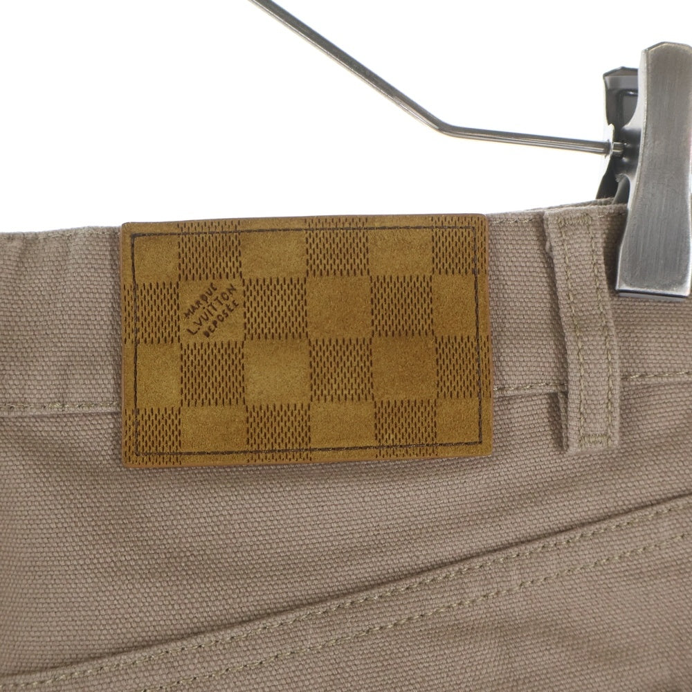 LOUIS VUITTON(ルイヴィトン) 25SS ロゴステッチワークデニムパンツ ベージュ RM251MQ LPJ HSP47W