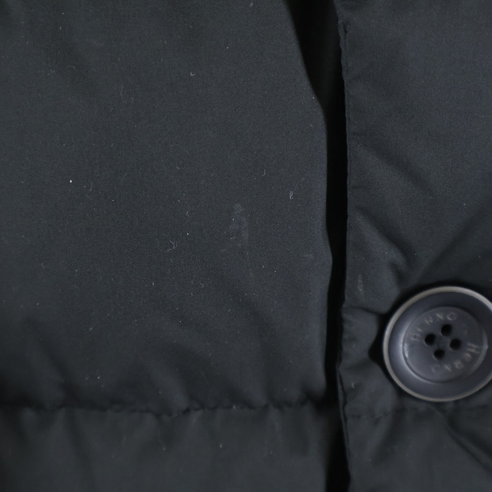 HERNO(ヘルノ) POLAR-TECH ポーラテック ファーカラー付 ダウン ジャケット ブラック PI0588U