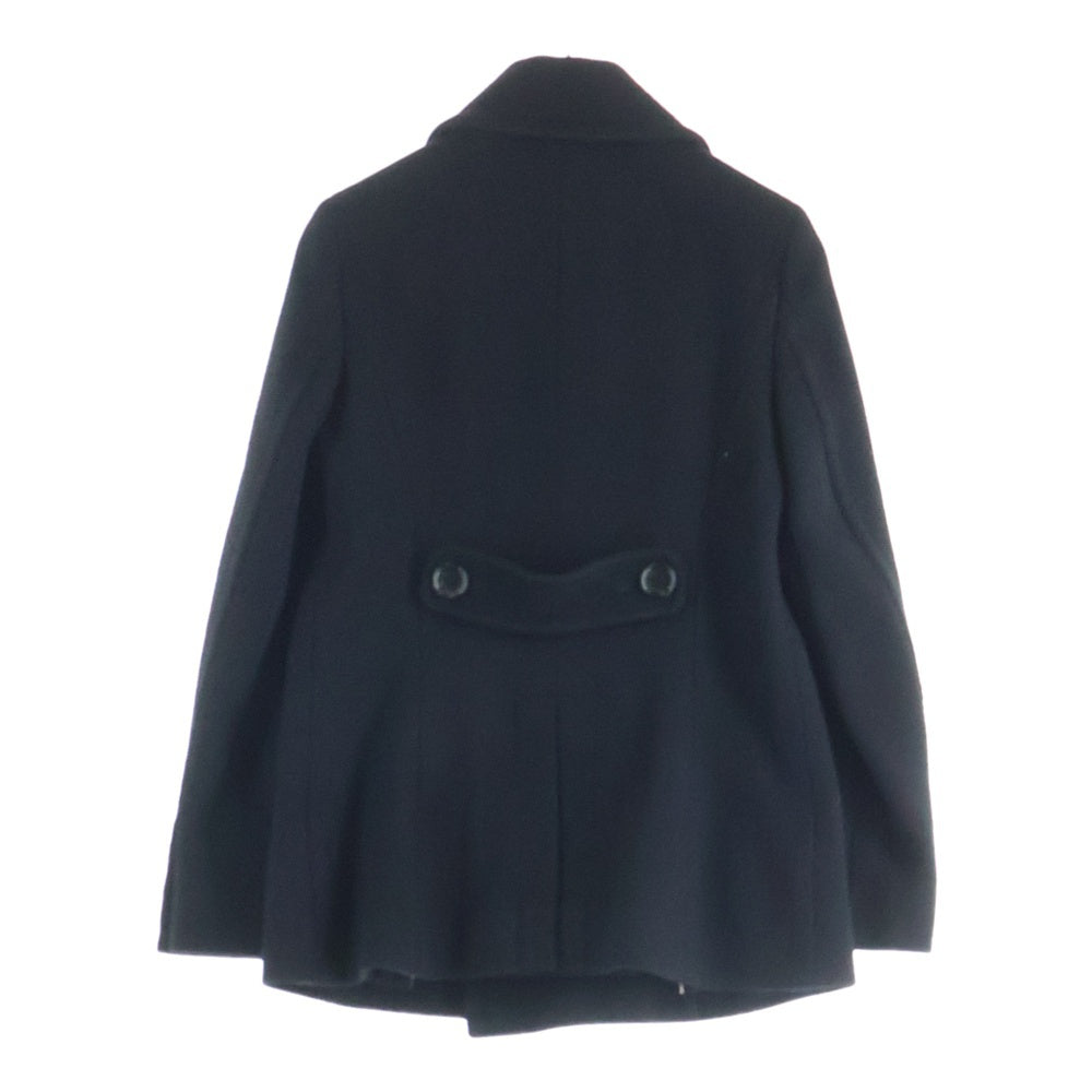 BURBERRY(バーバリー) ウールカシミヤピーコート ブラック FN315-885-09 レディース