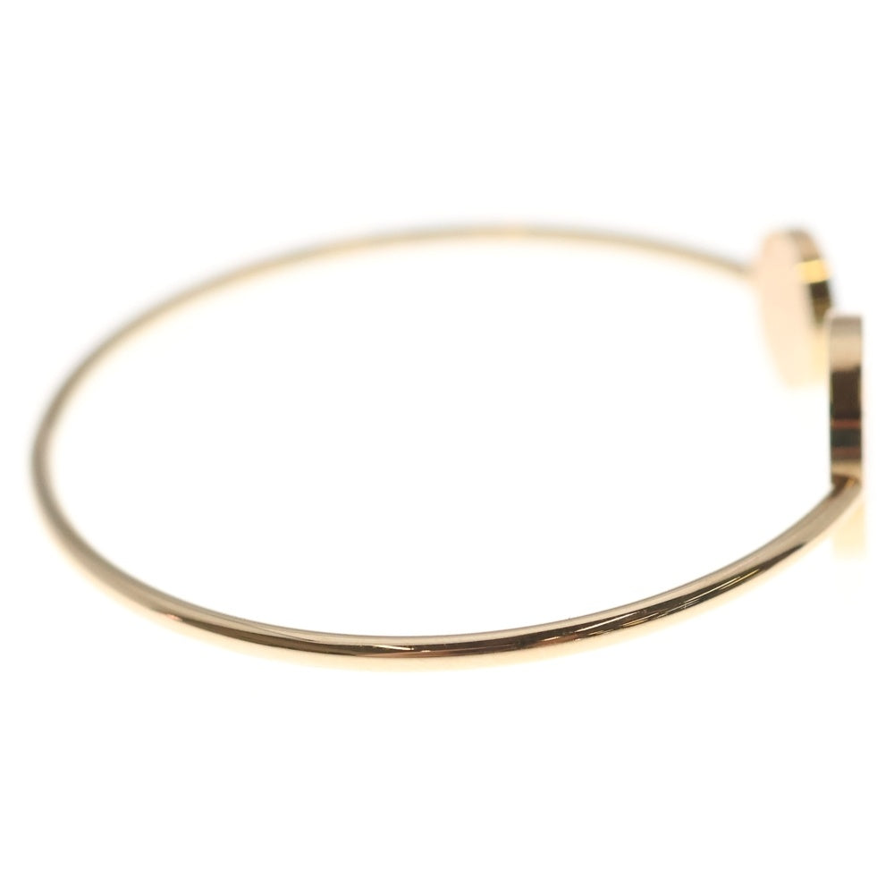 BVLGARI(ブルガリ) ブルガリブルガリ オニキス パヴェダイヤ バングル Au750 K18 PG ピンクゴールド