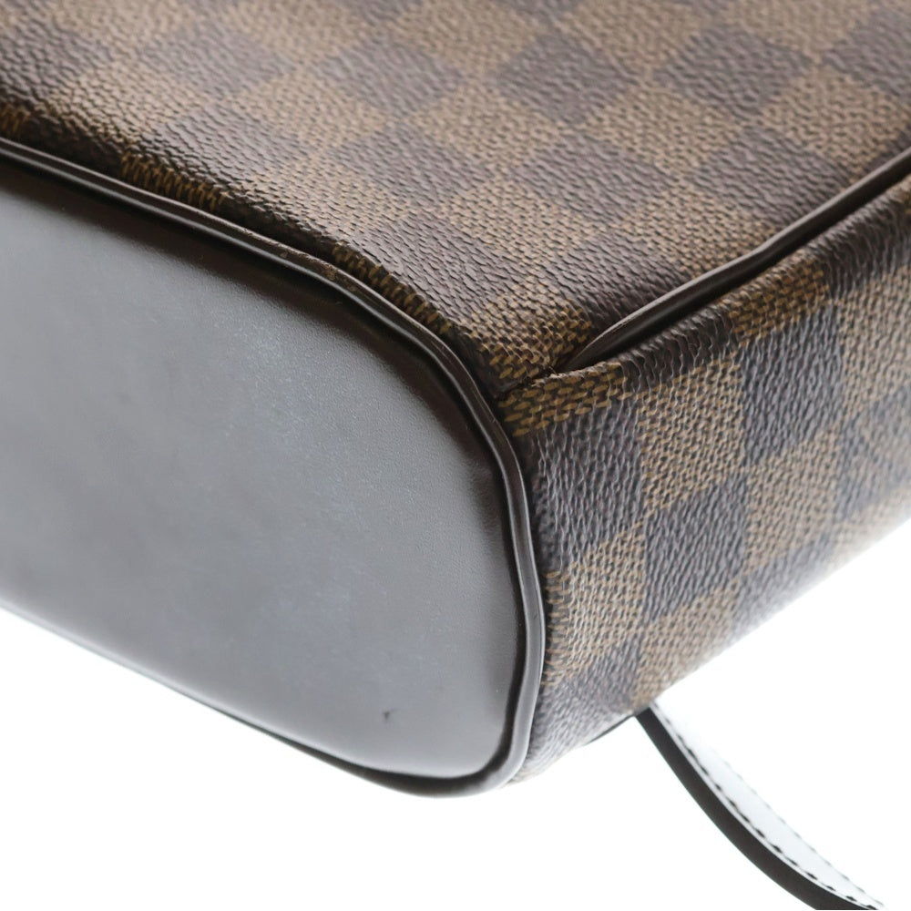 LOUIS VUITTON(ルイヴィトン) ダミエ イパネマGM ショルダーバッグ ブラウン レザー×PVC N51292 ゴールド金具