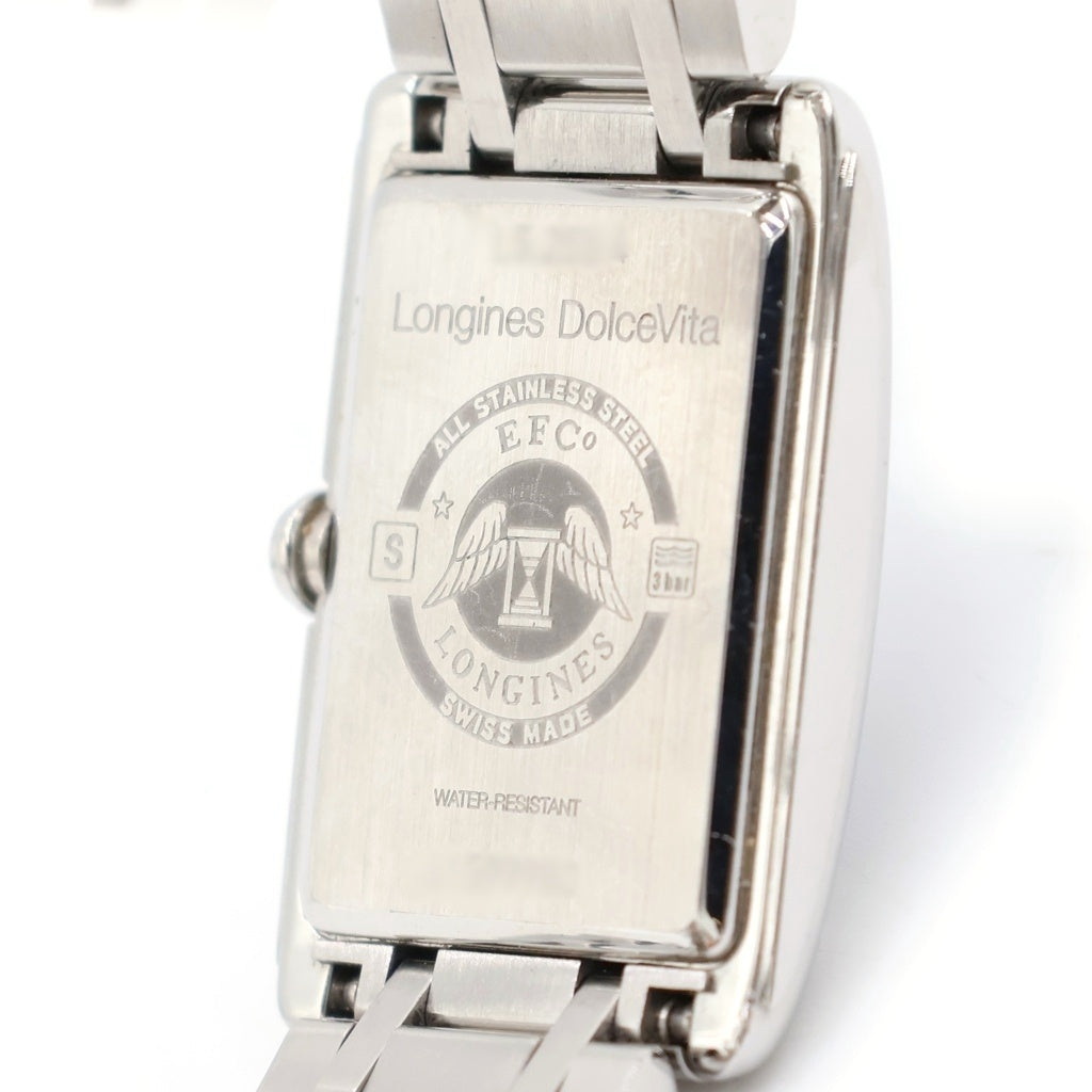 LONGINES(ロンジン) ドルチェヴィータ 青文字盤 SS/QZ ステンレス クォーツ 電池式 腕時計 L5.255.4