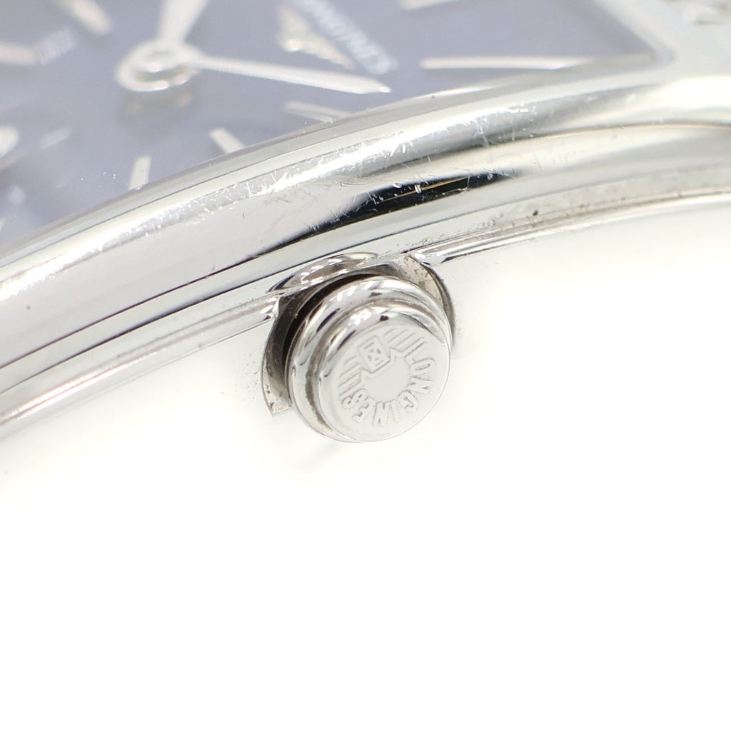 LONGINES(ロンジン) ドルチェヴィータ 青文字盤 SS/QZ ステンレス クォーツ 電池式 腕時計 L5.255.4
