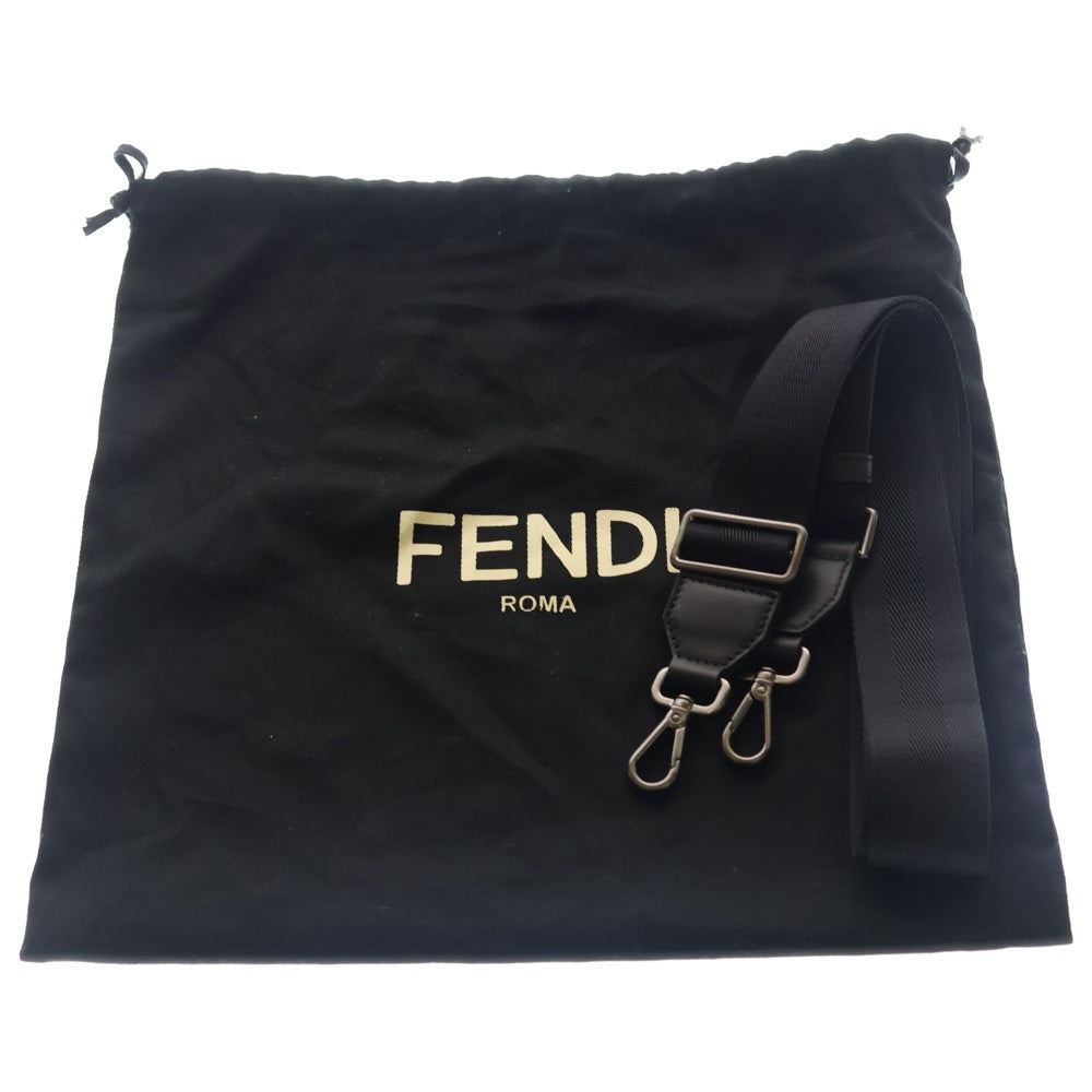 FENDI(フェンディ) バゲット ソフトトランク 2Wayバッグ ショルダーバッグ ハンドバッグ ブラック レザー 7VA565 シルバー金具