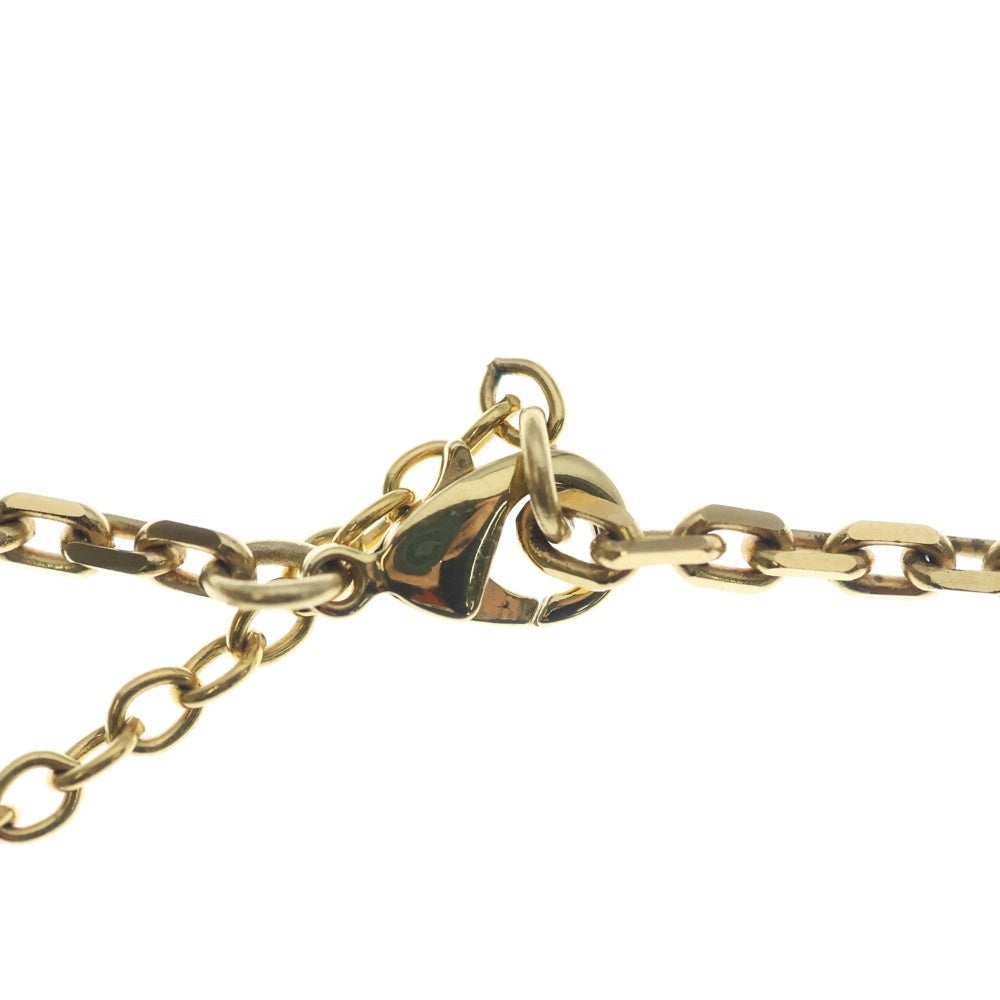 LOUIS VUITTON(ルイヴィトン) パンダンティフ・マグネティック ネックレス ペンダント チェーン ブラック×ブラウン GP M66406 ゴールド金具 レディース