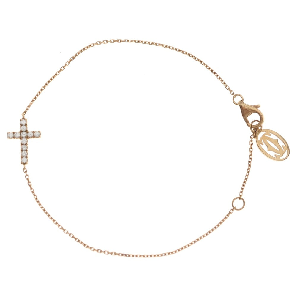 Cartier(カルティエ) シンボル ダイヤモンド ブレスレット ピンクゴールド 750PG ジュエリー レディース