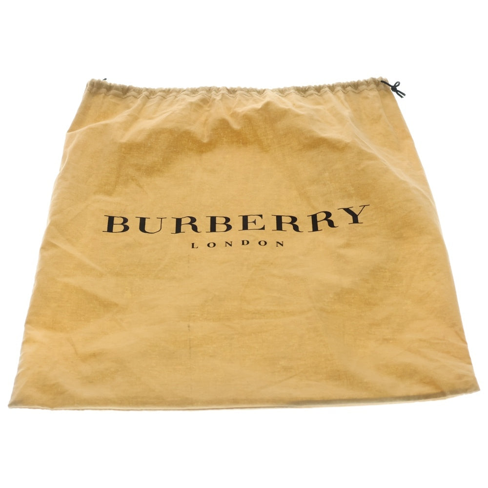 BURBERRY(バーバリー) ノバチェック柄 PVC レザー ハンド トートバッグ ベージュ レディース