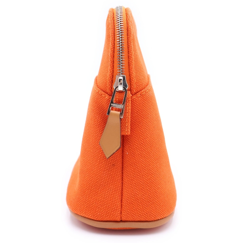 HERMES(エルメス) ボリード ポーチ ミニ オランジュ フー キャンバス オレンジ レディース