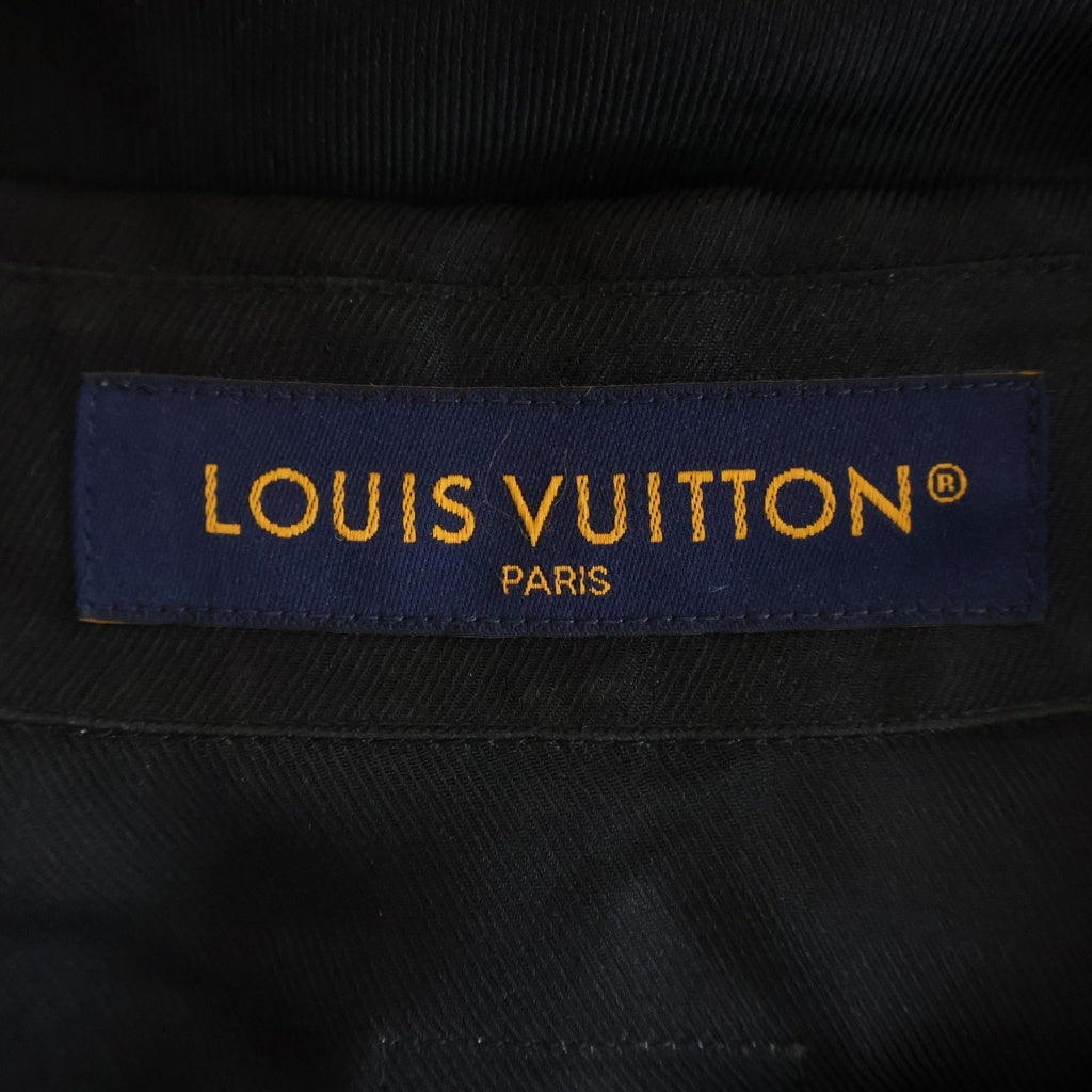 LOUIS VUITTON(ルイヴィトン) NIGOコラボ LV フラワー・シグネチャー シルクシャツ ブラック #XXS RM252M