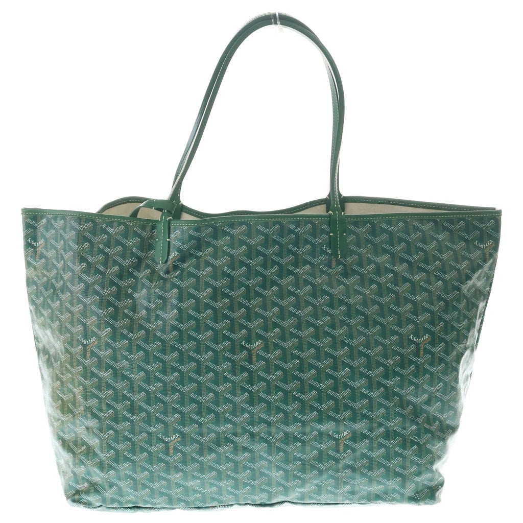 GOYARD(ゴヤール) サンルイGM トートバッグ ハンドバッグ グリーン レザー×PVC レディース
