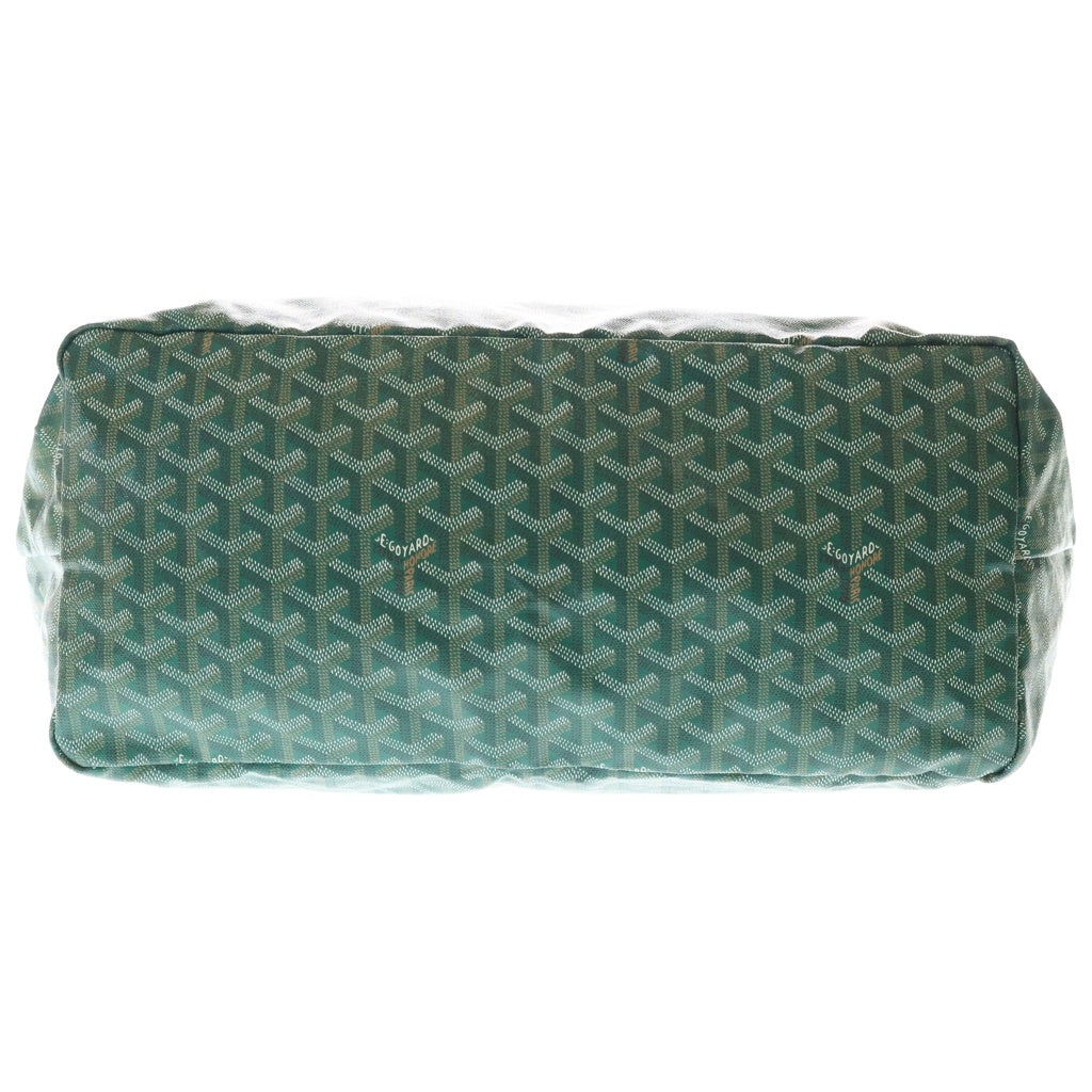 GOYARD(ゴヤール) サンルイGM トートバッグ ハンドバッグ グリーン レザー×PVC レディース