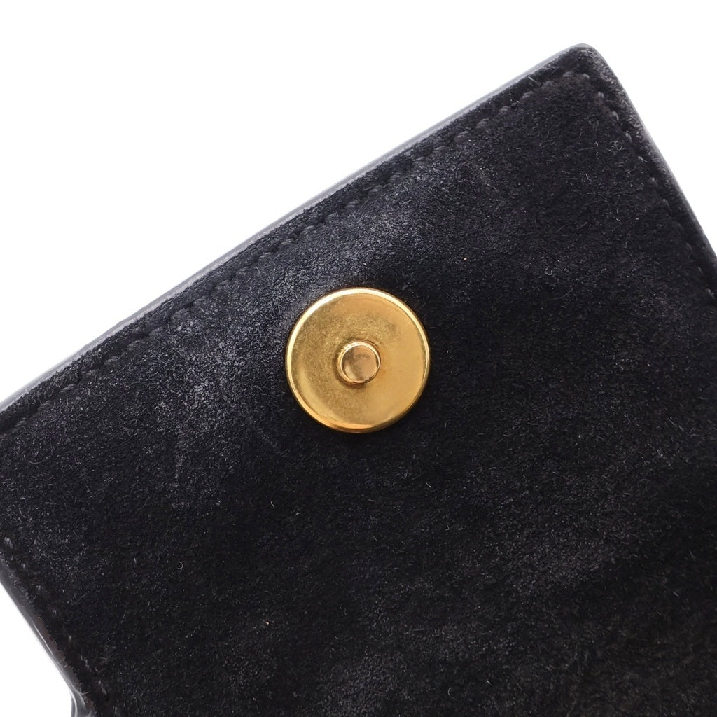 CELINE(セリーヌ) ベルトバッグ ハンドバッグ ピコ 2WAYバッグ ハンドバッグ ショルダーバッグ ブラック レザー ゴールド金具 レディース