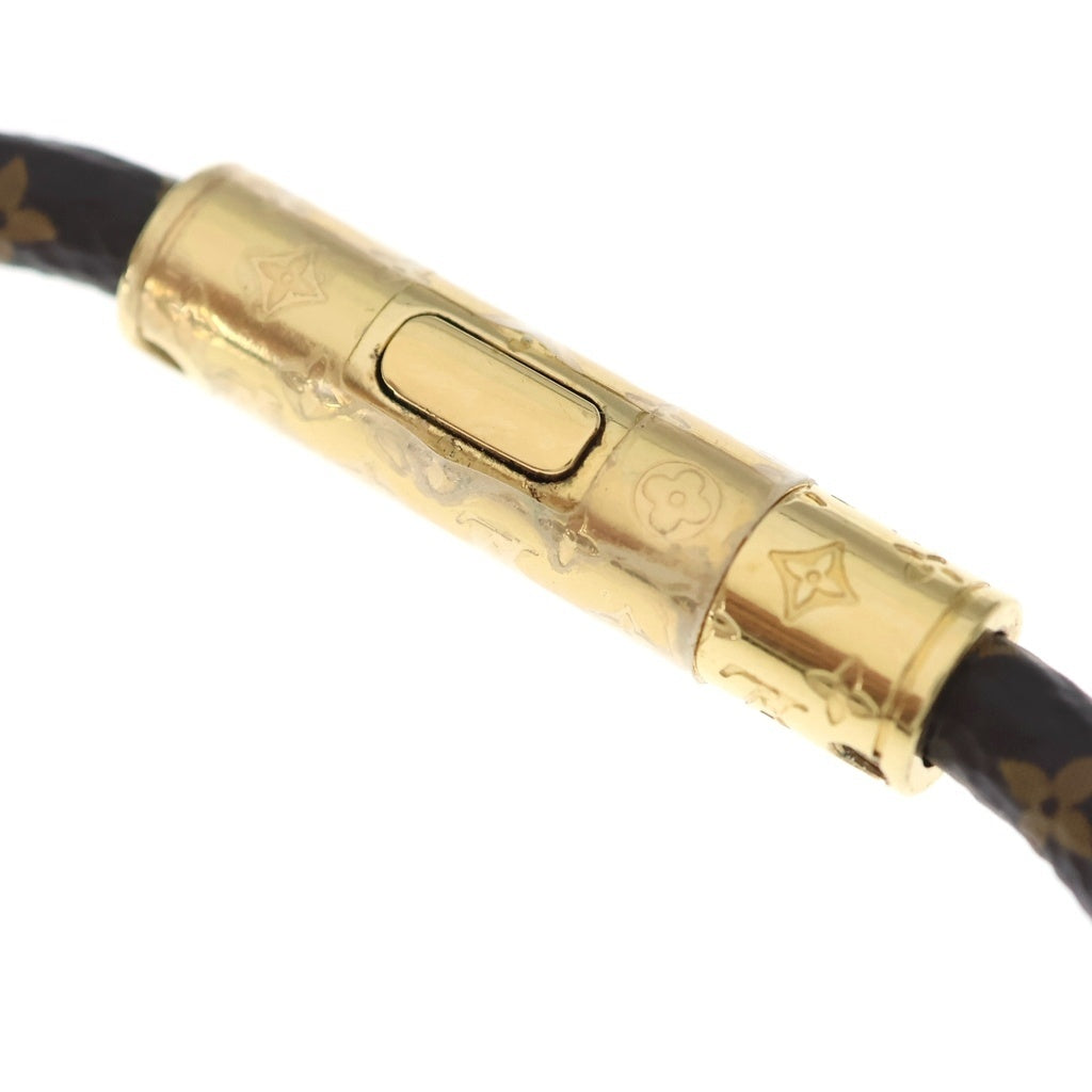 LOUIS VUITTON(ルイヴィトン) LV コンフィデンシャル モノグラム ブレスレット ゴールド金具 ブラウン M8274F レディース