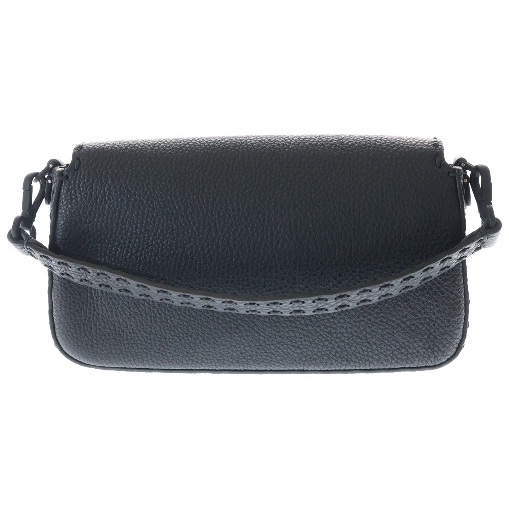 FENDI(フェンディ) セレリア バゲット レザー 2WAY ハンド ショルダーバッグ ブラック7VA572 レディース