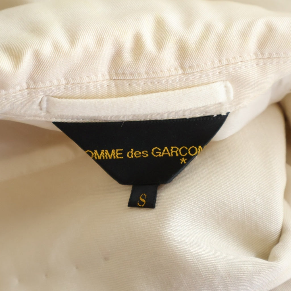 COMME des GARCONS(コムデギャルソン) GI-J020 カットアウト レディースコート アイボリー S