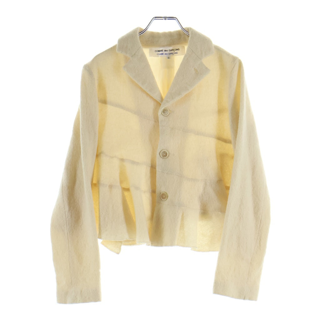 COMME des GARCONS(コムデギャルソン) ニットジャケット アイボリー SS レディース
