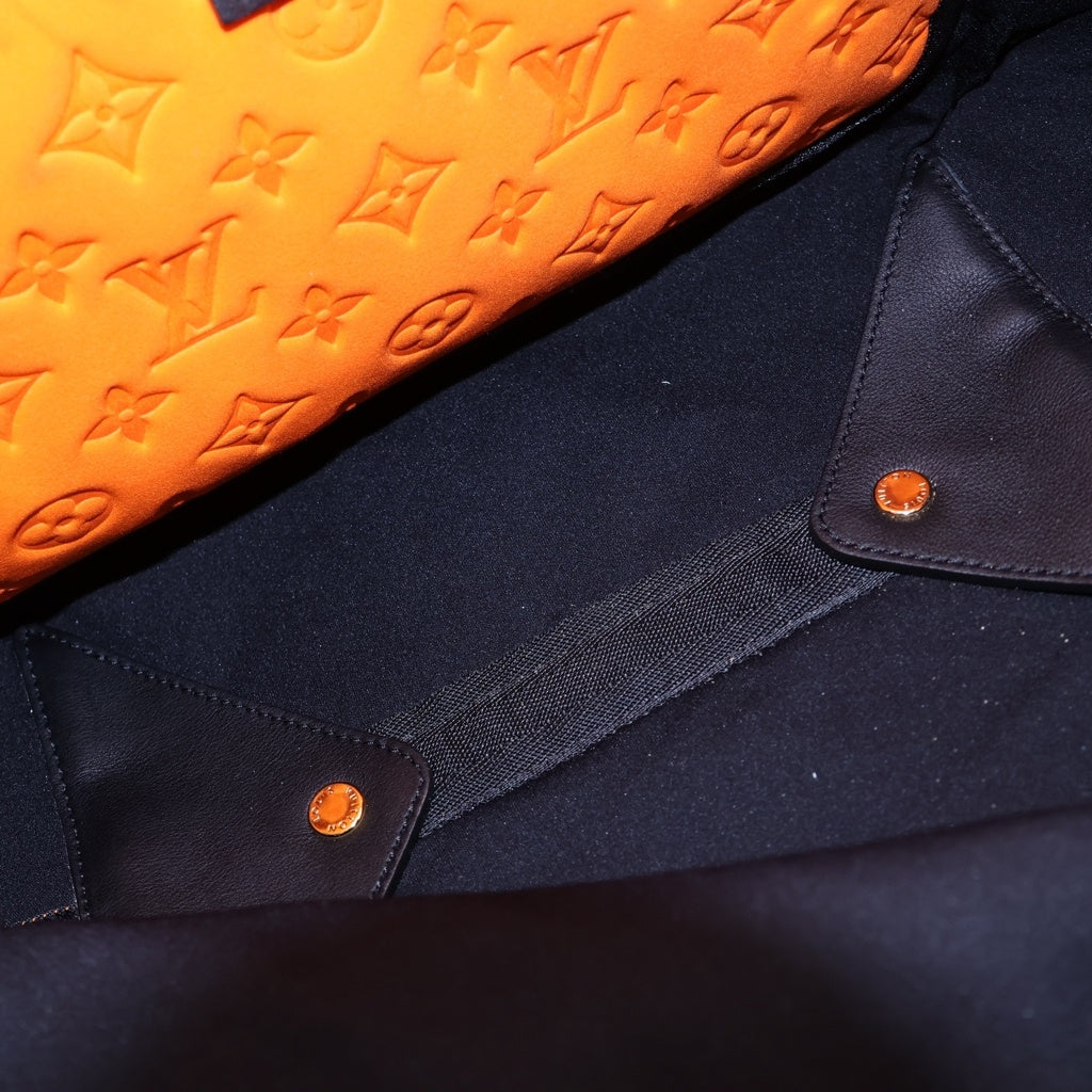 LOUIS VUITTON(ルイヴィトン) クルーズライン スキューバーMM ハンドバッグ トートバッグ オレンジ M92803 ゴールド金具 レディース