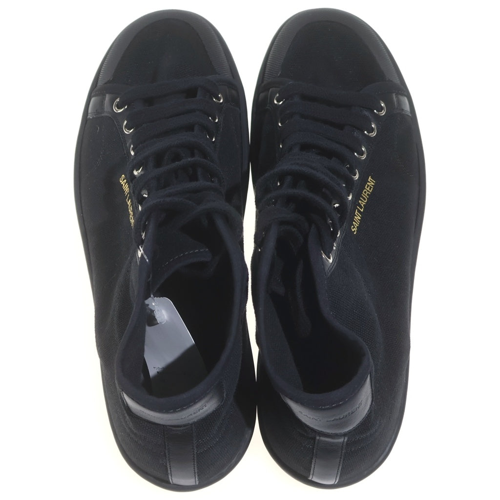 SAINT LAURENT PARIS(サンローランパリ) ミッドトップハイカットスニーカー ブラック #40