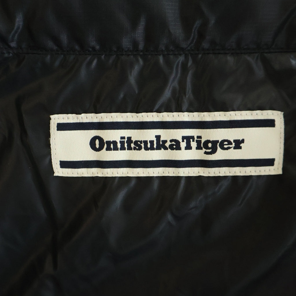 Onitsuka Tiger(オニツカタイガー) ボア切り替え ダウンジャケット ポリエステル ブラック 2181A376