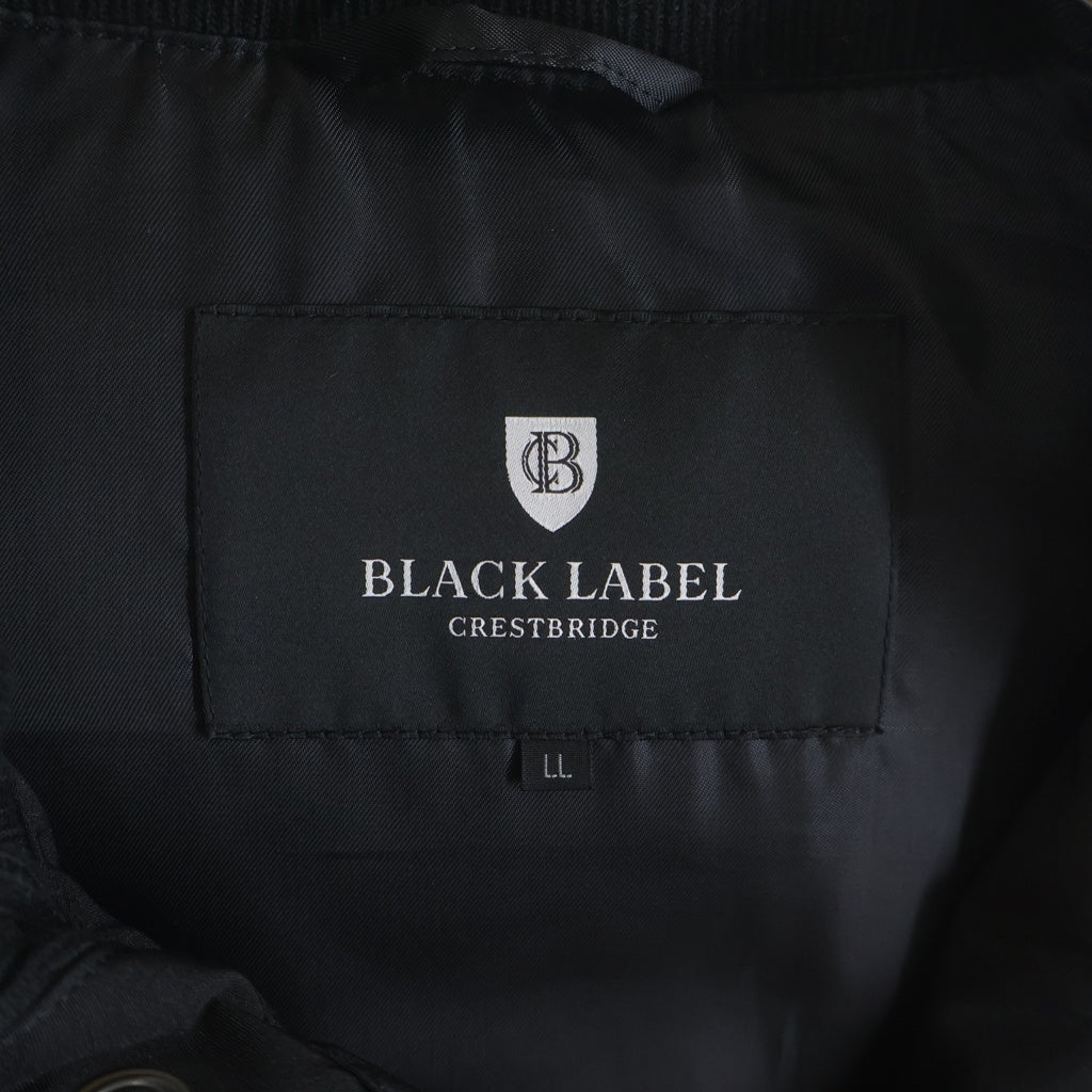BLACK LABEL CRESTBRIDGE(ブラックレーベルクレストブリッジ) クレストブリッジ クレス チェック柄 ダウンジャケット ナイロン切り替え ブラック/レッド/ベージュ
