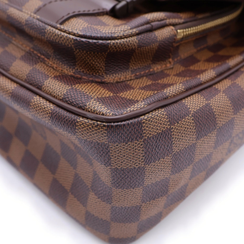LOUIS VUITTON(ルイヴィトン) メッセンジャー メルヴィール ダミエ PVC レザー ショルダー バッグ ブラウン N51125