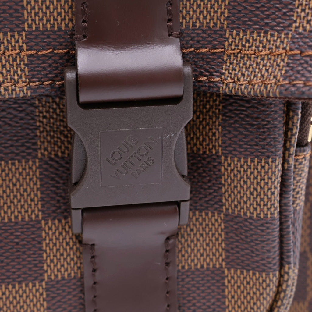 LOUIS VUITTON(ルイヴィトン) メッセンジャー メルヴィール ダミエ PVC レザー ショルダー バッグ ブラウン N51125
