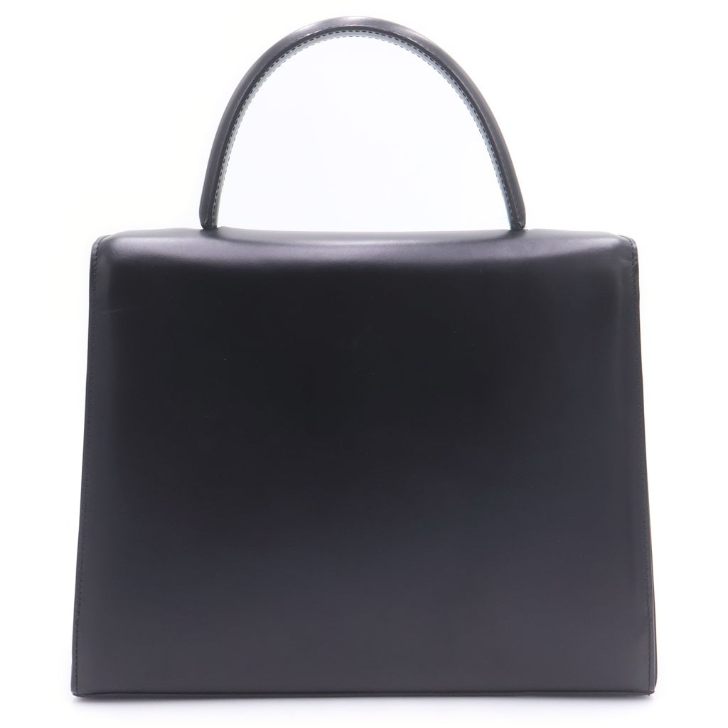 Cartier(カルティエ) パンテール レザー ハンドバッグ ブラック シルバー金具 L1000512 レディース