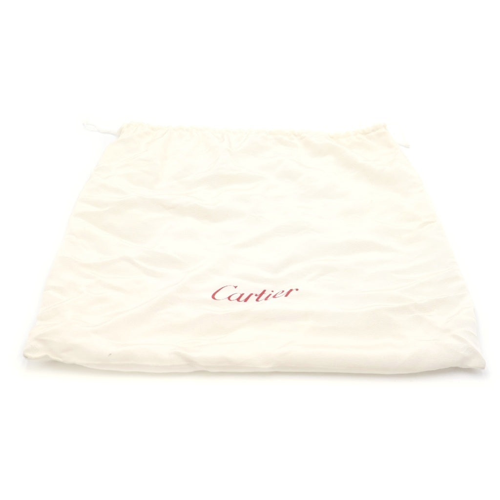 Cartier(カルティエ) パンテール レザー ハンドバッグ ブラック シルバー金具 L1000512 レディース